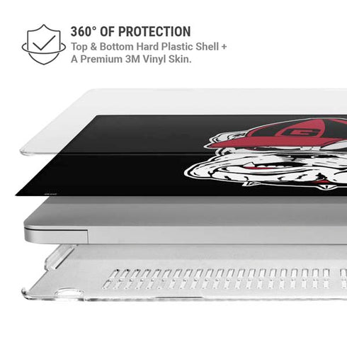 University of Georgia Bulldogs Mascot MacBook Pro 14in (2021-24) Case plus Skin
